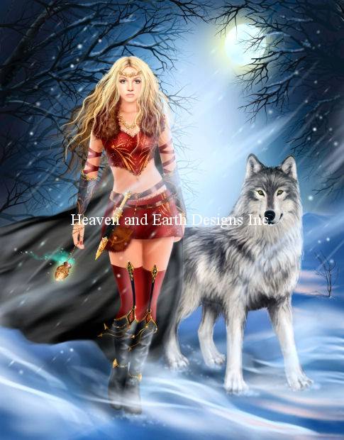 Winter Warrior Princess Material Pack - Click Image to Close